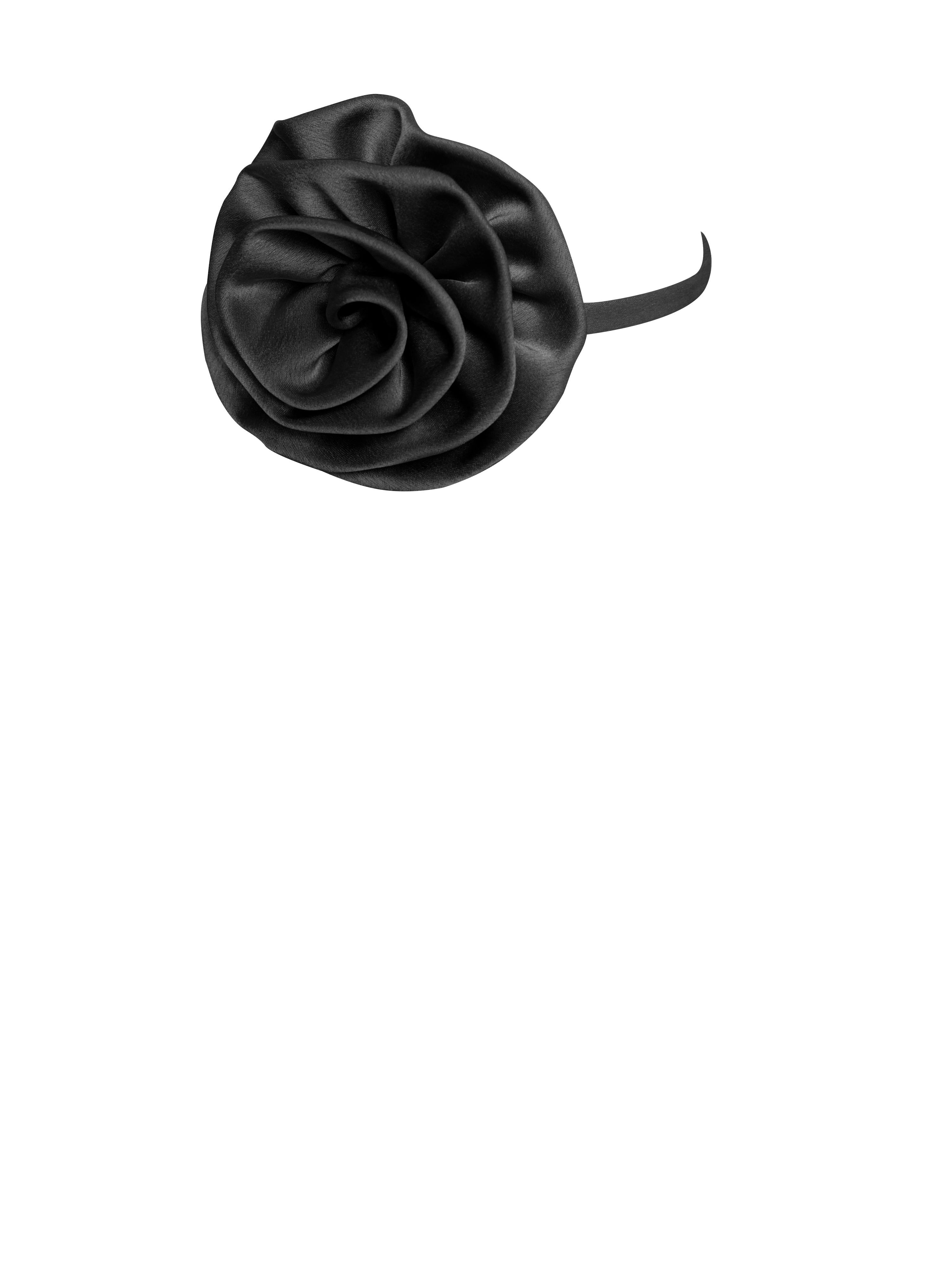 ROSETTE CHOCKER BLACK