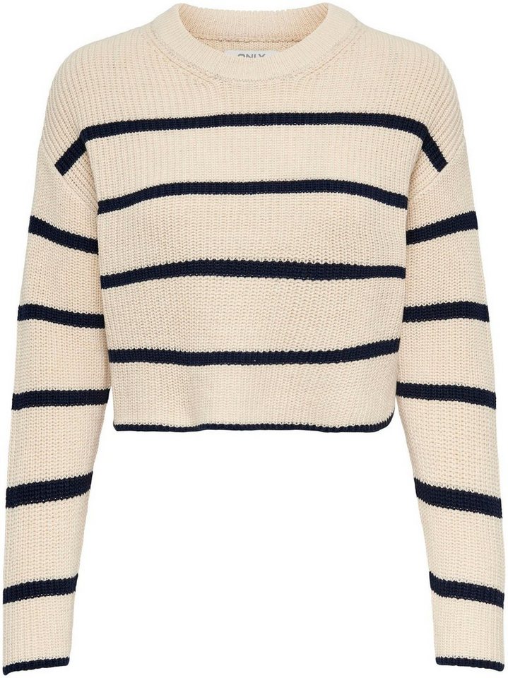 STRIPED KNIT PULLOVER