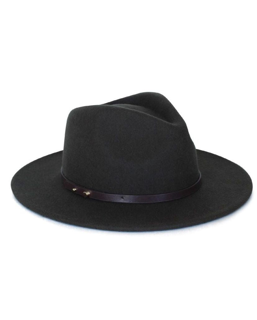 ACE OF SOMETHING FEDORA HAT BLACK