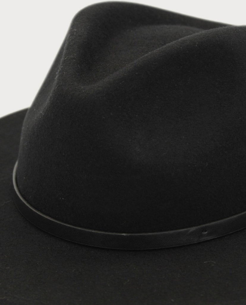 ACE OF SOMETHING FEDORA HAT BLACK