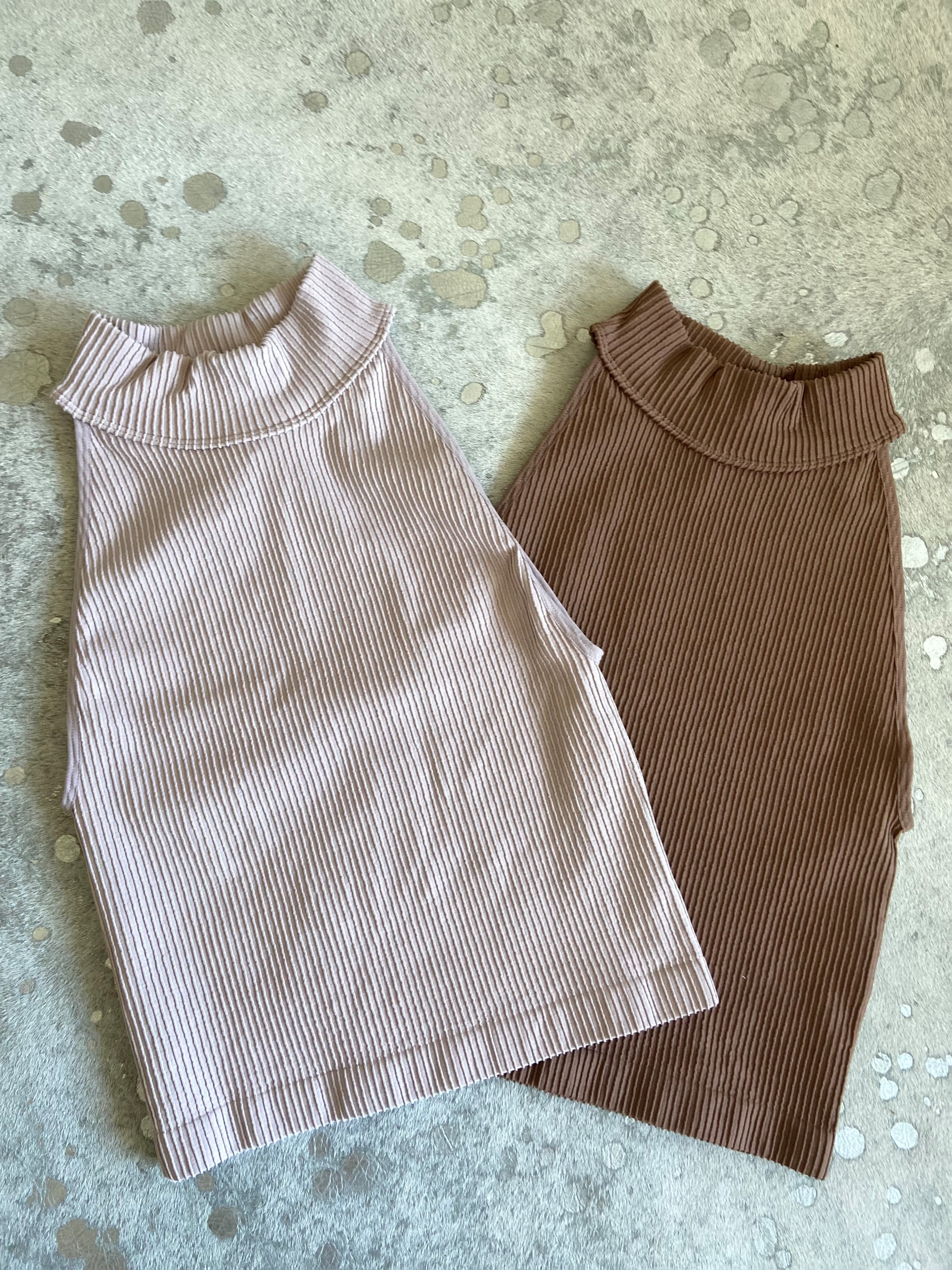 RIBBED CROP TOP LATTE