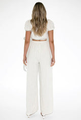 CHRISSY PANT SAND STRIPE (PANT ONLY)